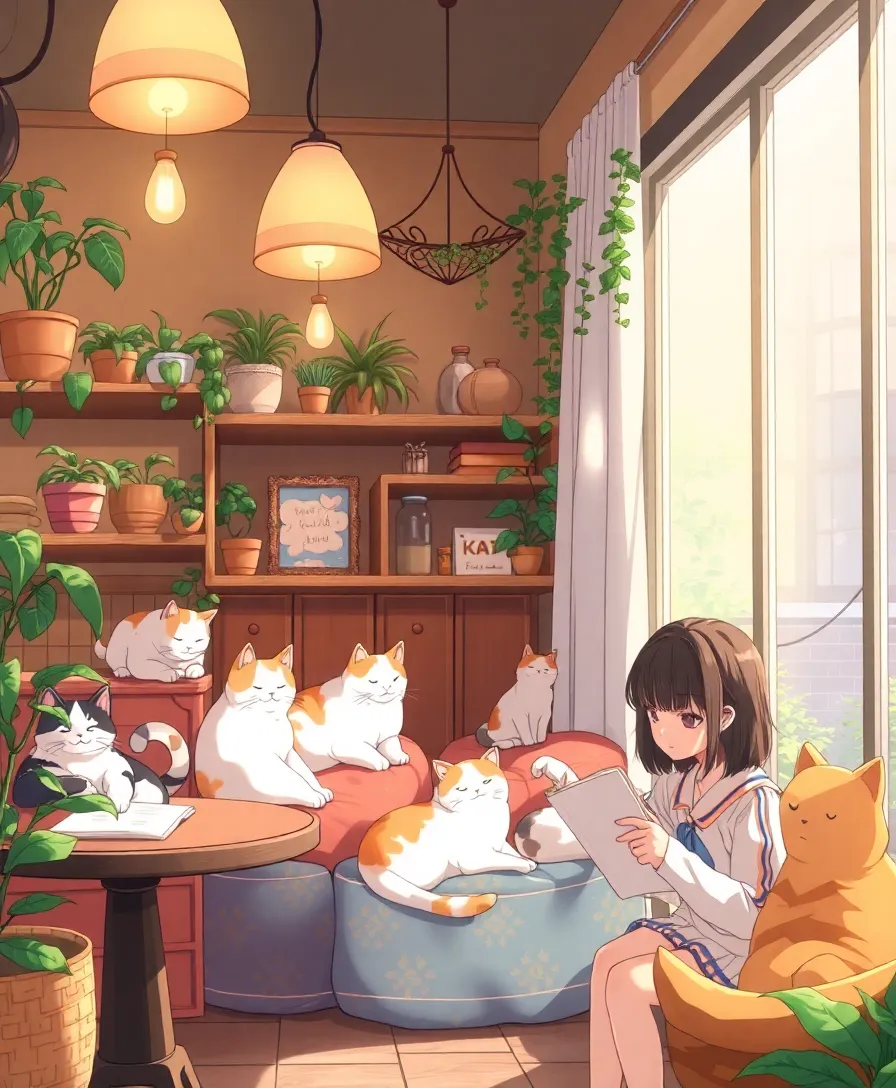 Кошачье кафе