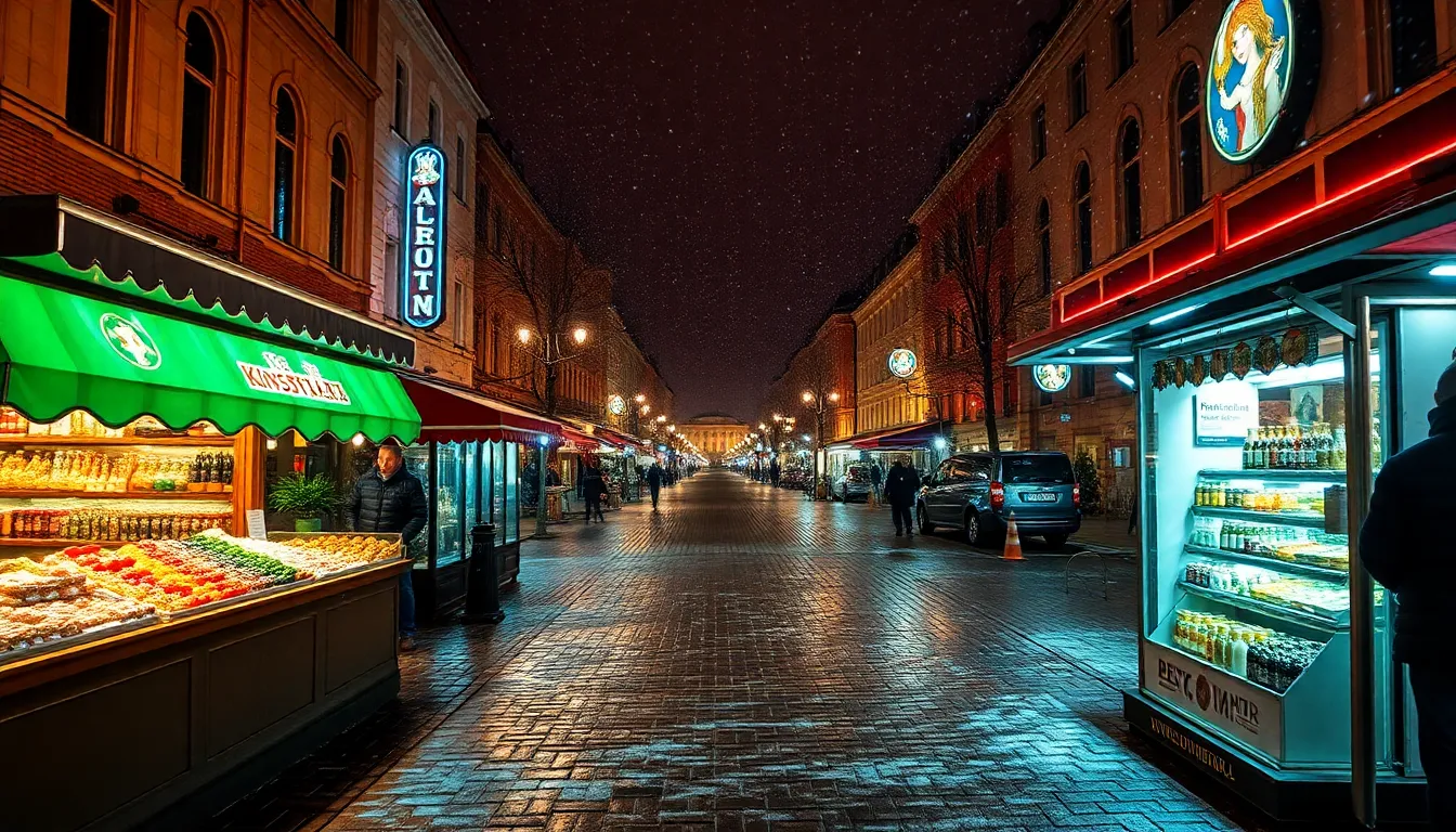 Московский неоновый переулок